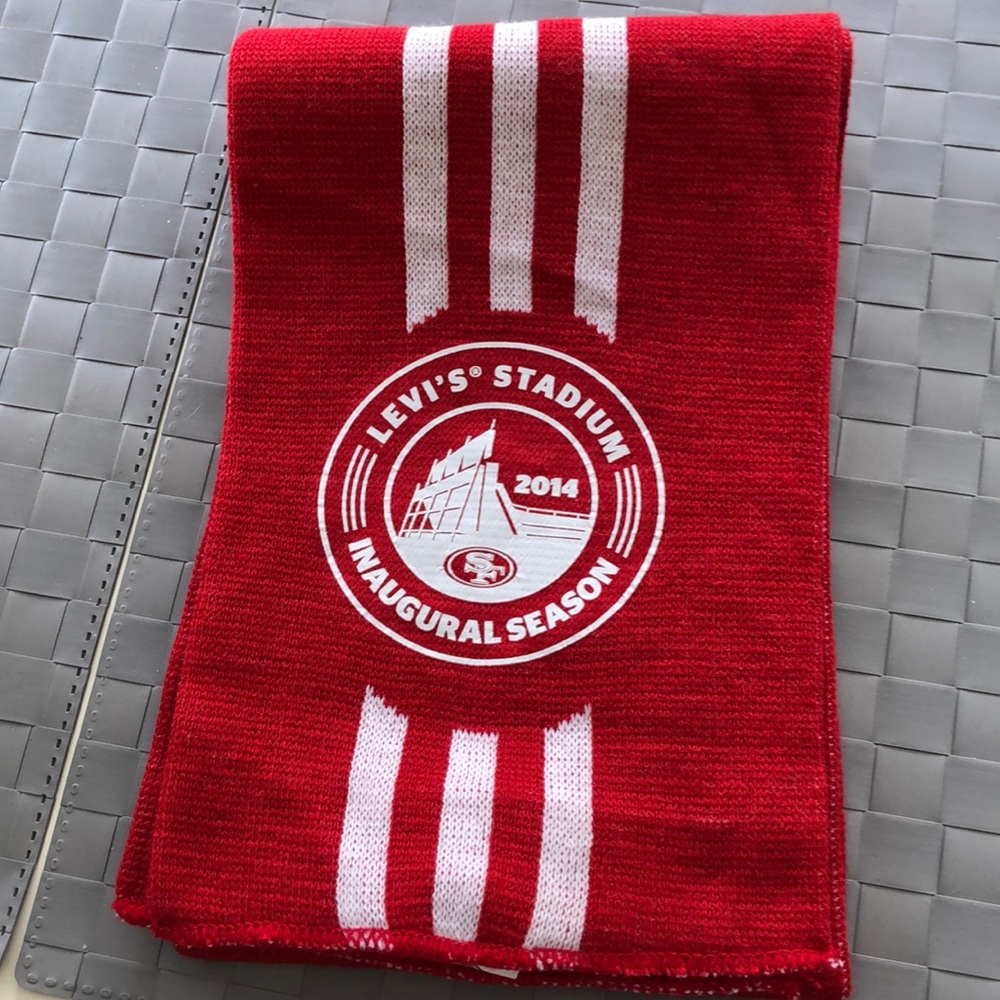 Levi’s Stadium Inaugural Season 2014 Red Scarf